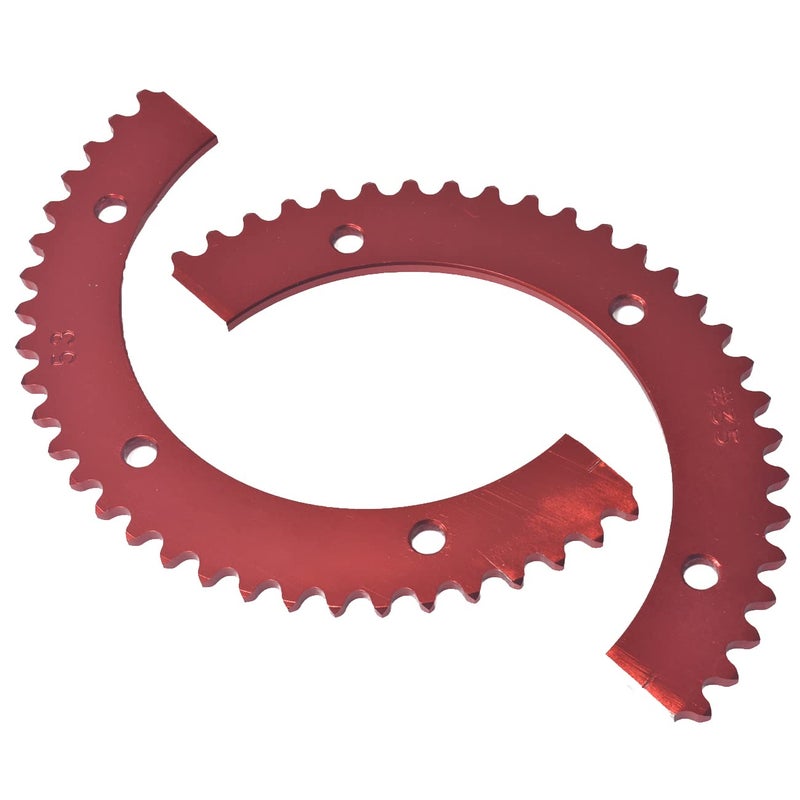 Pinkhatcat 35 Chain Sprocket Go Kart 53T Split Aluminum Sprockets Multiple Sizes Mini Bike - Image 2
